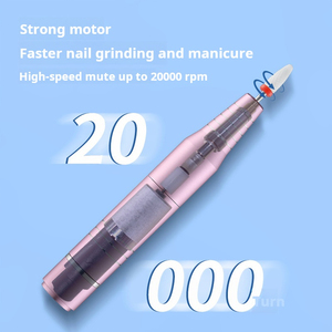 35000RPM <b>Mini</b> Rechargeable Nail <b>Drill</b> Machine Portable UV Gel Sander Custom Logo for Manicure - Product Image 3