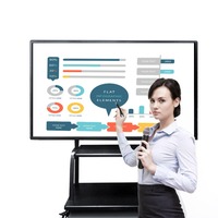 VORTEX Grosir Murah Layar LCD 65 Inci 4K Perangkat Nirkabel Cermin Tulis Sorot Anti Silau Interaktif Garansi 5 Tahun