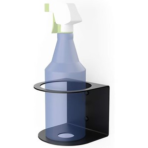 Wall <b>Mounted</b> <b>Spray</b> Bottle Holder 31.5Cm Heavy Duty Metal Storage Rack For Bathroom Organization - Product Image 5