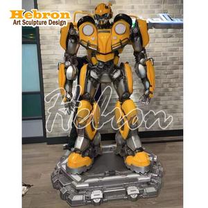 Sculpture en résine sur mesure de haute qualité, taille réelle, Bumblebee du film Marvel, 220 cm de hauteur, statue en résine de Bumblebee - Product Image 2