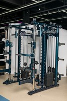 Entraîneur fonctionnel multi-gym avec Smith Machine ( Iron Weight Stack ) Triple Side pour équipement de gymnastique commercial Crossover Cable