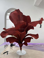 Fleurs géantes artisanales de style luxueux avec support, décoration florale pour mariage et fournitures pour la décoration de mariage, fleurs artificielles