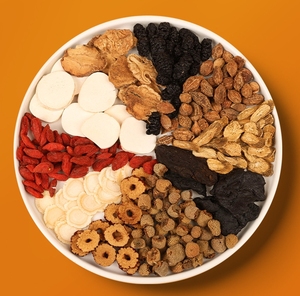 Tè alle Erbe dei Dieci Tesori al Ginseng Fresco Lavorato, <span class=keywords><strong>Polvere</strong></span> di Tè Sfuso Detox Dimagrante, Tè Salutare in Confezione Bulk con Scatola <span class=keywords><strong>a</strong></span> Tazza - Product Image 2