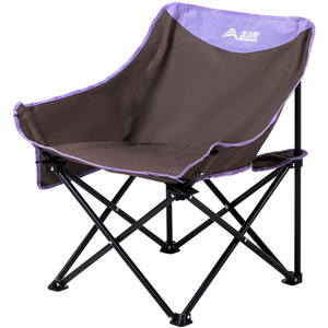 Beishan Wolf Moon Chair Outdoor Folding Chair Aluminum Frame Oxford Cloth Garden Camping Beach Fishing Stool - Product Image 1