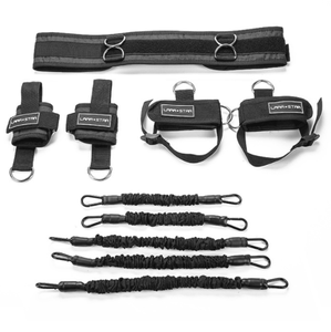 Assortiment <span class=keywords><strong>de</strong></span> bandes <span class=keywords><strong>de</strong></span> résistance pour boxer, ceinture d'entraînement, puissance et agilité des jambes, puissance 150 lbs - Product Image 1
