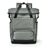 Mochila para Portátil Multicolor con Cierre Enrollable, Antirrobo, para Viajes de Negocios, con Correa de Fijación para el Trabajo y Viajes al Aire Libre