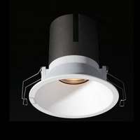 Spot LED encastré anti-éblouissement de 75 mm (3 pouces) avec découpe de 75 mm, 10 W, blanc froid, COB, complet avec driver pour la maison