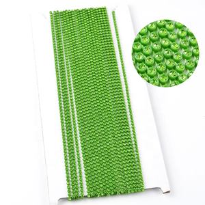 Recorte Rhinestone Cristal <span class=keywords><strong>Tornasol</strong></span> CJ de Cristal de aluminio de cadena de piedra de - Product Image 4