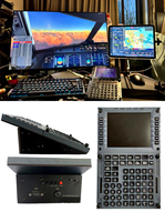 QCDU V2 Boeing B737 & Airbus A320 CDU FMC MCDU Quake Monitor Panel Jeu de vol simulé MCdu pour les installations du parc d'attractions