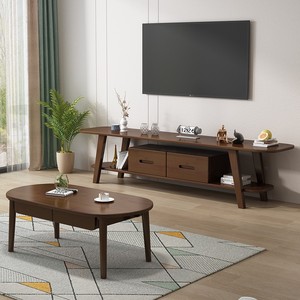 Solid Wood <b>Coffee</b> <b>Table</b> With Storage Japanese Style For Living Room <b>Small</b> Apartment TV Cabinet Balcony Use - Product Image 4
