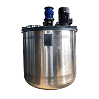 Mélangeur homogénéisateur pour réservoir chimique, machine de fabrication de savon liquide et détergent, moteur en acier inoxydable SUS304, certifié CE/ISO