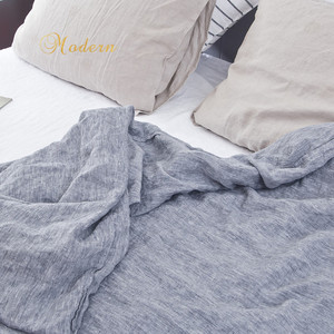 Bán buôn rắn màu GOTS giấy chứng nhận 100% Châu Âu lanh linen tấm ga trải giường tự nhiên pháp Linen Duvet cover bedding Set - Product Image 2