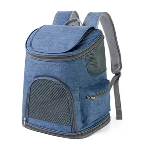 Factory Direct Sell Pet Travel Bag Dogs Pet Backpack Carrier Bag Backpacks Outdoor Front Bag Mesh Backpack