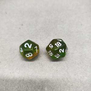 Dados DND poliédricos de alta calidad, dados a granel de plástico acrílico de madera de resina cuadrada de lujo, buen precio al por mayor para jugadores - Product Image 4