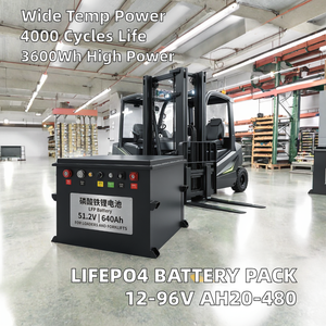 LiFePo4 12v-96v Lityum İyon Pil Paketi 20AH-480AH Golf Arabası Üç Tekerlekli Bisiklet Forklift Aküsü - Product Image 2