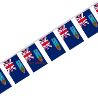Guirlande de mini-drapeaux d'Haïti pour la décoration de fêtes scolaires, salles de classe et événements sportifs