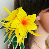 Jepit Rambut Bunga ALOHA Double Foam Spider Lily Plumeria Tropis Buatan  Aksesoris Pesta Dansa