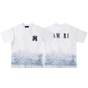 Camiseta Extra Grande de Estilo Hiphop con Lavado Ácido Vintage, Diseño Personalizado Bordado DTG, 100% Algodón, Modelo Formal de Punto para Hombre - Product Image 4