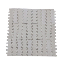 Bande transporteuse modulaire en plastique de qualité alimentaire à déplacement linéaire H1507
