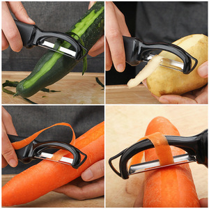 Tiện Ích Nhà Bếp <span class=keywords><strong>2025</strong></span> trái cây rau đa chức năng thép không gỉ gọt Peeler để sử dụng nhà - Product Image 3