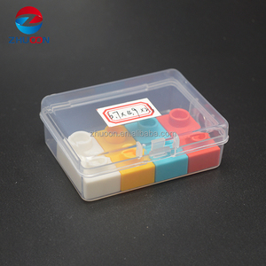 OEM organizador de cosméticos PP caja de almacenamiento portátil transparente contenedor de embalaje plano pequeño de plástico cuadrado rectangular caja redonda - Product Image 5