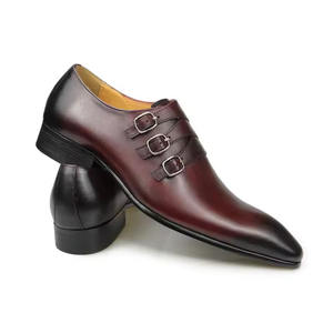 รองเท้าหนังอ็อกซ์ฟอร์ดทรงเหลี่ยมสำหรับผู้ชาย งานแฮนด์เมด คุณภาพสูง หรูหรา เหมาะสำหรับใส่ลำลองและงานทางการ พร้อมคุณสมบัติการนวดและกันลื่น - Product Image 5