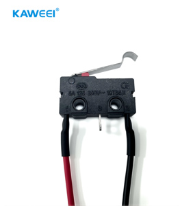 Özel Mikro Limit Anahtarı, 2 Telli ve Konnektörlü, 5A 125V 250V Ev Aletleri için Mikro Anahtar - Product Image 4