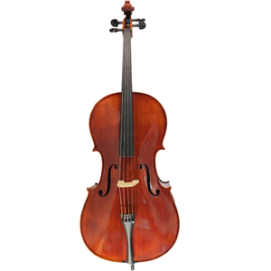 Đàn Cello 4/4 chất lượng cao làm từ gỗ nguyên khối châu Âu, bề mặt phủ vecni, hộp đựng hình vuông, mặt đàn bằng gỗ vân sam và lưng đàn bằng gỗ maple, sản xuất tại nhà máy. - Product Image 1