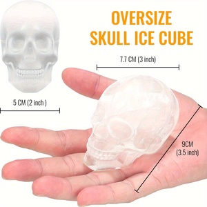 Moule à glaçons en silicone 3D personnalisé et écologique, facile à utiliser, plateau à fruits, compatible lave-vaisselle, pour la maison, la préparation de glaces d'Halloween - Product Image 5