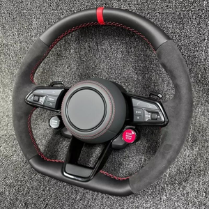 Assemblage de volant en cuir de Fiber de carbone de haute qualité pour Volkswagen <span class=keywords><strong>Golf</strong></span> <span class=keywords><strong>7</strong></span> MK7 GTI GTS POLO <span class=keywords><strong>GTD</strong></span> <span class=keywords><strong>accessoire</strong></span> de voiture modifié - Product Image 3