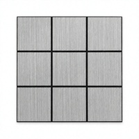 Panneaux muraux acoustiques en bois écologiques modernes, insonorisants et ignifuges pour salon, chambre et couloir