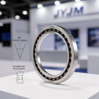Rodamiento de bolas de contacto angular de sección delgada JYJM OEM 71802C 15x24x5mm 15 grados, piezas de motor de husillo de máquina herramienta de alta velocidad