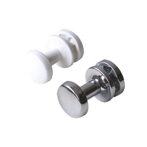 <b>White</b> 30cm Coat Hangers Pair for Turning Tool on <b>Towel</b> Warmers - Product Image 1