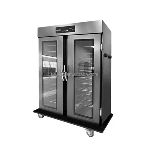 Banquet Food Heated Cabinet Double Door Computer Panel Food Warmer Holding Cabinet Cart For Sale