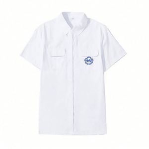 Ensemble uniforme scolaire pour filles, style preppy, chemise blanche, saison de la remise des diplômes, confortable et décontracté - Product Image 1