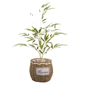 Hojas de Bambú Artificiales Qihao de 60 cm de Alto y 50 cm de Ancho, Planta Decorativa de Interior de Alta Simulación - Product Image 4