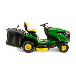 Tracteur tondeuse autoporté John Deere Green Riding 4x4 à essence avec système de ramassage pour jardin domestique - Product Image 1