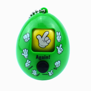 Vente flash : Porte-clés de jeu de pierre, papier, ciseaux, jeu familial, porte-clés changeant de visage, pendentif, porte-clés, jouet d'œuf à deviner - Product Image 5