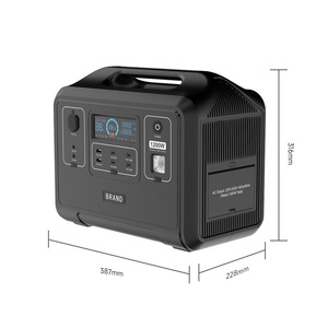 เครื่องกำเนิดพลังงานแสงอาทิตย์ลิเธียมขนาดใหญ่ 1200W/960Wh พร้อมแผงโซลาร์เซลล์แบบพกพาสำหรับบ้าน แคมป์ปิ้ง  พร้อมพอร์ต EU RV และตัวควบคุม MPPT - Product Image 2