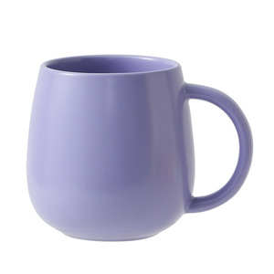 Mug de style européen et américain, série de couleurs Morandi, pour la maison, le bureau, le petit-déjeuner, le café, le lait, en céramique, 301-400 ml, pour les fêtes - Product Image 5