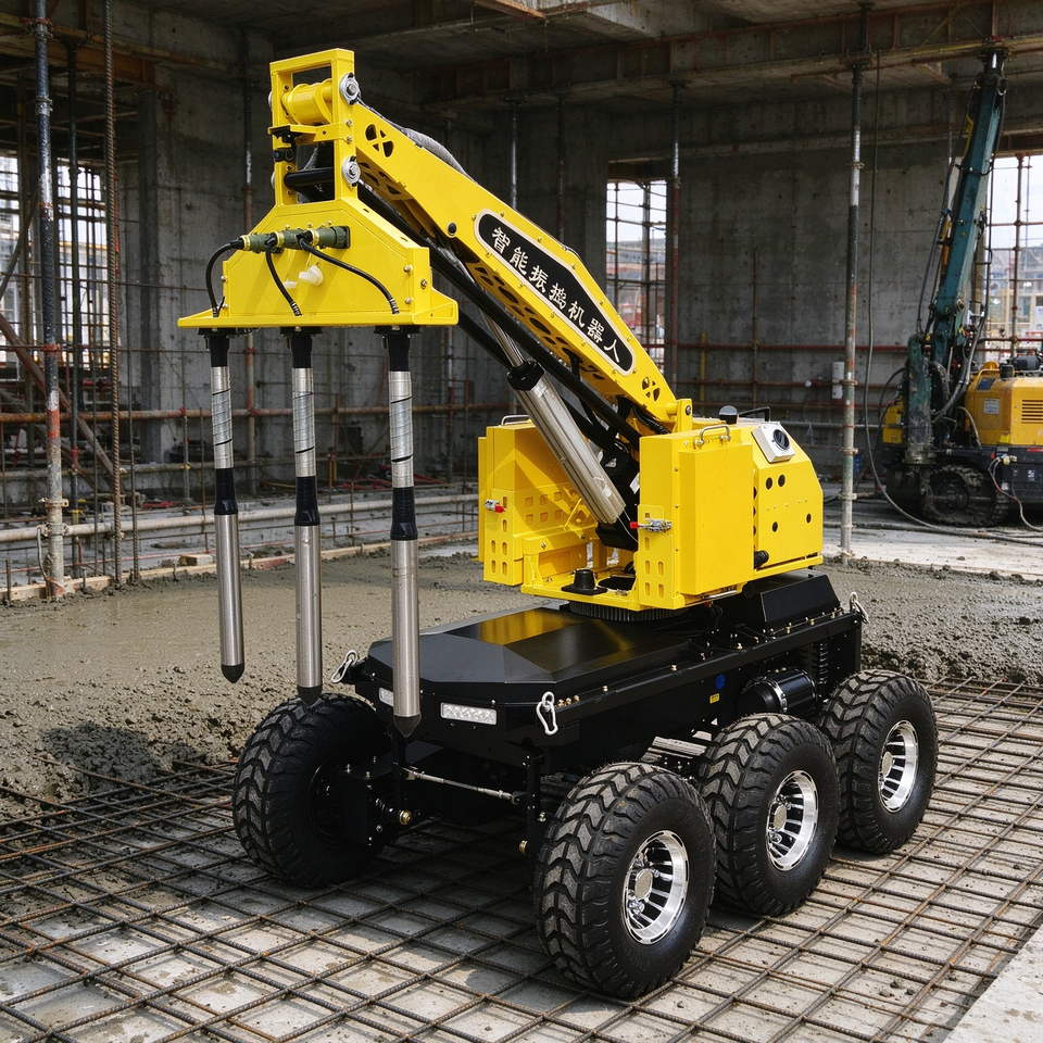 Robotic Concrete Vibrator for Large Scale Construction with Automatic ...