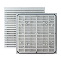 MEIXING 9805 écran de filtre à persienne pour ventilateur à flux axial 200mm poussière et couvercle en maille plastique étanche écran anti-poussière