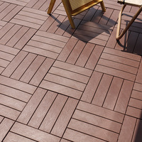 Carreaux de terrasse extérieurs en WPC pour balcon Revêtement de sol en WPC de haute qualité pour jardin Résistant au feu Installation facile Plancher de terrasse pour la maison