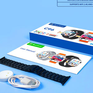 EDS <span class=keywords><strong>C96</strong></span> 2 Cinturini per Orologio Schermo Grande HD 2.2 Fotocamera Rotante 190° Inserimento Scheda SIM 4G 5G Batteria 680mAh Supporta GPS - Product Image 2