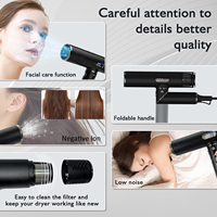Sèche-cheveux professionnel universel double tension avec diffuseur pour coiffure en salon, durable