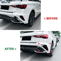 Kit carrosserie AMP-Z A3 8Y en plastique, pare-chocs arrière AMG pour Audi A3 8Y Sline Facelift, accessoires auto