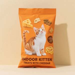 Bolsa de Empaque para Alimentos de Mascotas Personalizada, para Perros y Gatos, con Cierre y Fondo Plano - Product Image 2