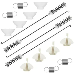 W10780048 kit de varas de suspensão, com arruelas w10400895, mola de suspensão, substituição para máquina de lavar roupa