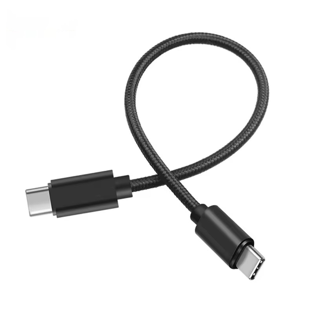 CE Certificated Usb C to C Type Cable Fabric Coat Braid Cable PD 3.0 60w Quick Charging Custom 200mm 1M 2M Length and Color