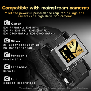 การ์ดหน่วยความจำกล้องถ่ายรูปความเร็วสูง Kodak 2TB CFexpress Type-B รุ่น Jing Hong สำหรับวิดีโอ 4K/8K - Product Image 3